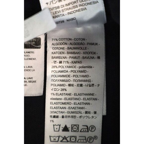 Levi's A29410003 Women's Sz 30x27 Black Relaxed-Fit Utility Pants - Picture 3 of 6